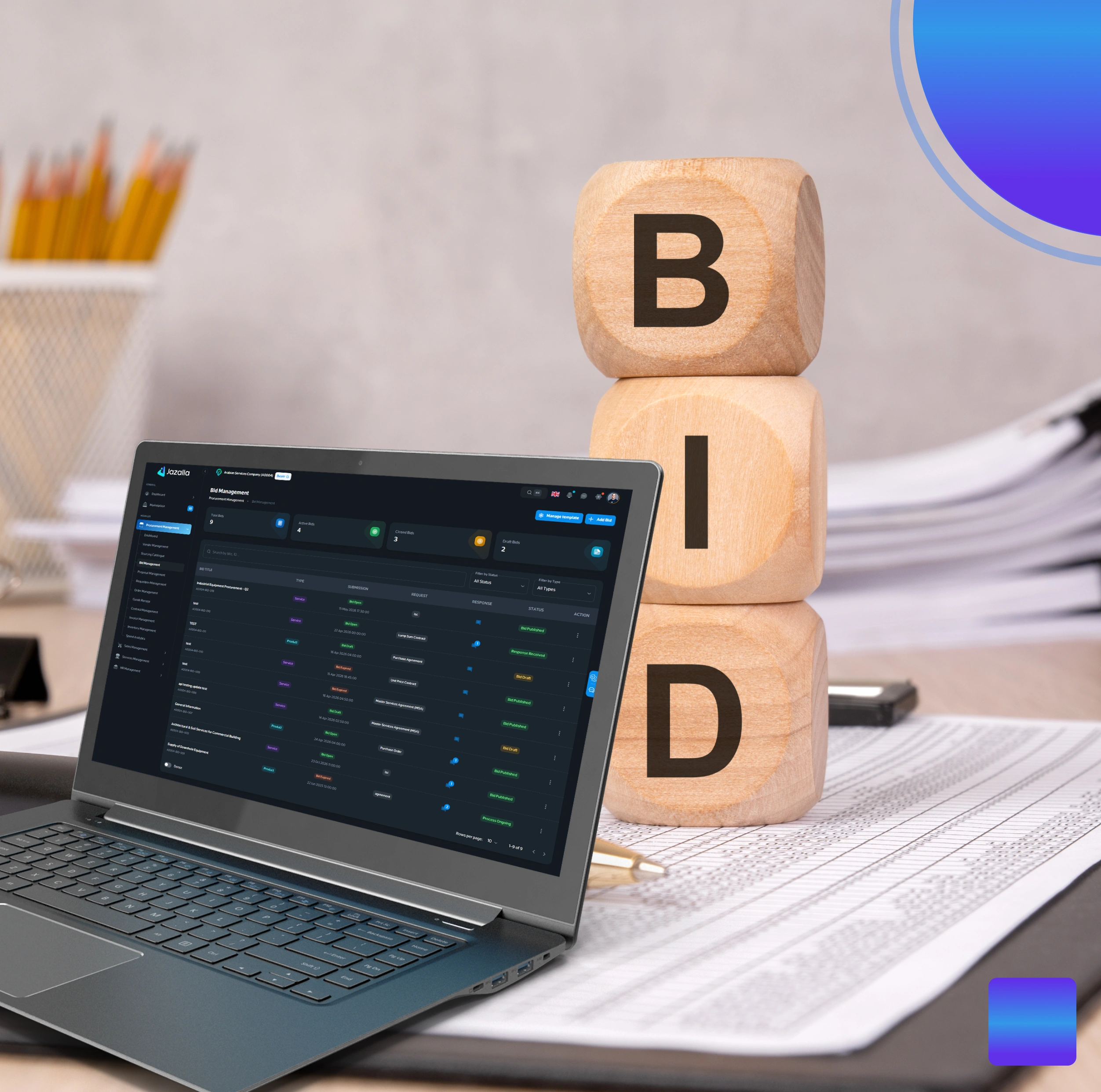 A Centralized Hub for 
End-to-End Bid Management