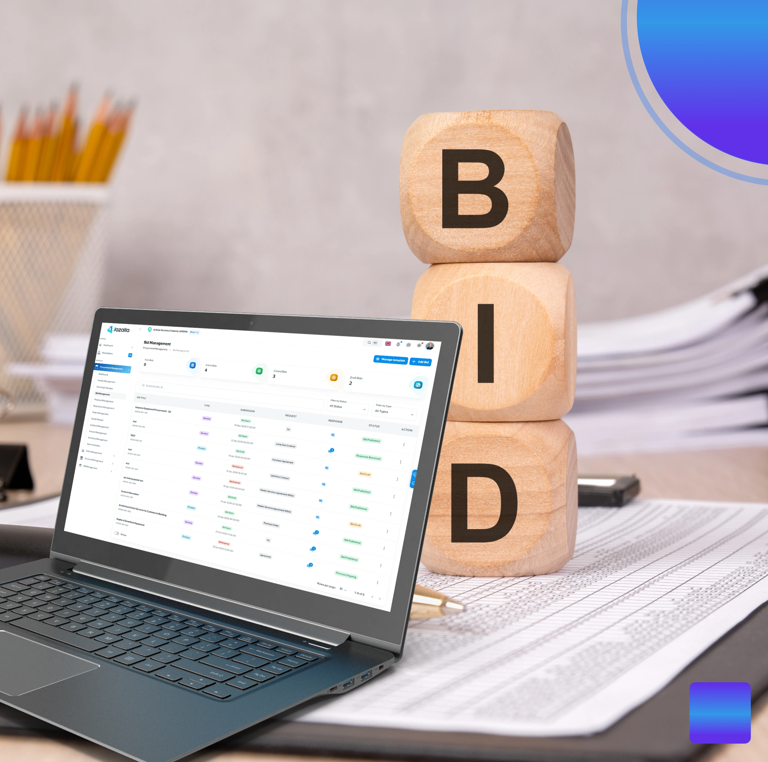 A Centralized Hub for 
End-to-End Bid Management